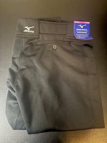 Black Women's Medium Adult Mizuno Game Pants (New)