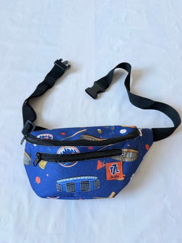 The 7 Line Party Time Fanny Pack New York Mets Royal blue adjustable nWOT