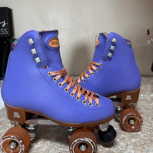 Sz 6 Moxi Beach Bunny purple quad roller rink blade Inline Skates Size rollerblade six