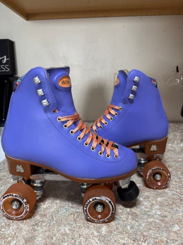 Sz 6 Moxi Beach Bunny purple quad roller rink blade Inline Skates Size rollerblade six