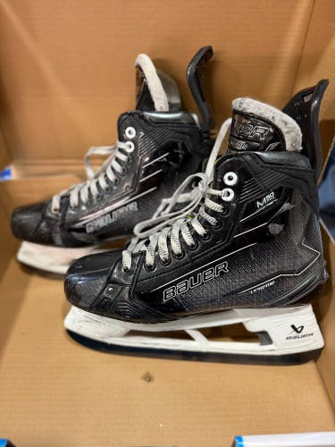 Black/Gray 2022 Bauer Supreme M5 Pro Hockey Skates 9 (Used)