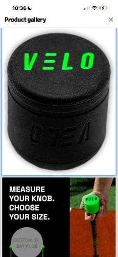 Large Baseball Velo Puck for Hitting (Used)