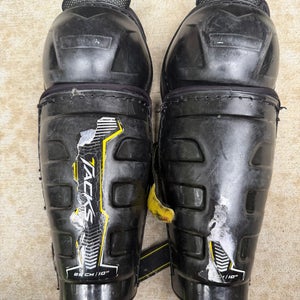 Youth CCM Super Tacks AS1 10" Shin Pads (Used)