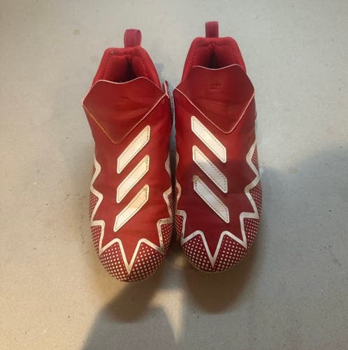 Red Kids 3.5Y (Big Kids / Youth) Youth Adidas Molded Cleats Cleats (Used)