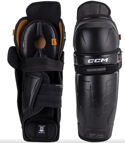 Combined Package, New, NWT CCM Tacks XR Pro Shin Guards and CCM Tacks XR Pro Elbow pads