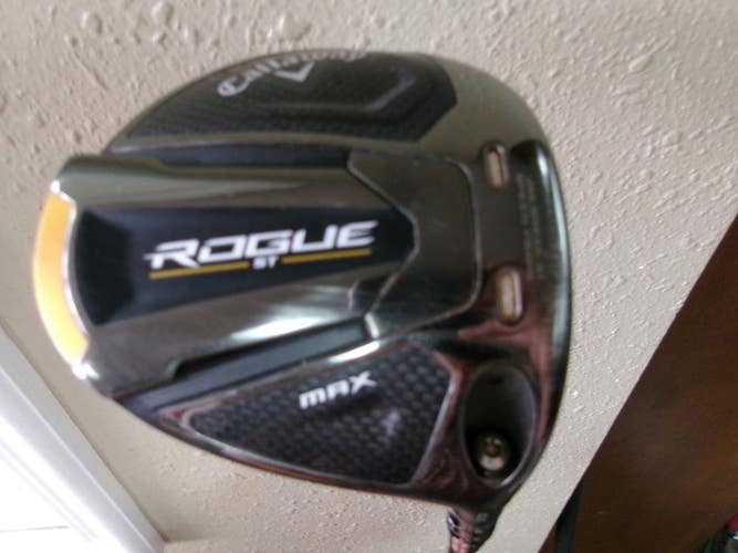CALLAWAY ROGUE ST MAX DRIVER 10.5* W/PROJECT X CYPHER 40 SENIOR FLEX GRAPHITE RH