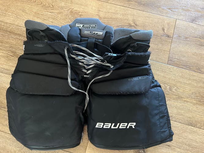 Intermediate Medium Bauer Elite Hockey Goalie Pants (Used)