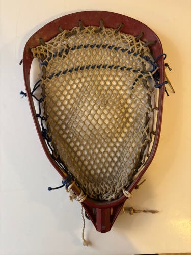 Vintage Brine BRG Goalie Lacrosse Head Red