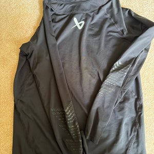 BAUER NECKPROTECT LONG SLEEVE BASELAYER TOP - ADULT