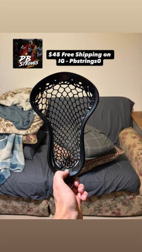 StringKing Mark 2F Stiff Used Stringing Head Strung with SK 4s Mesh