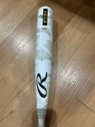 2025 Rawlings Icon Composite Bat USSSA Certified (-8) Composite 22 oz 30" (Used)