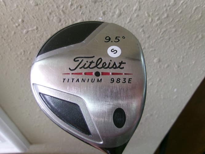 TITLEIST 983E TITANIUM DRIVER 9.5* W/FUJIKURA SPEEDER S-FLEX GRAPHITE RH