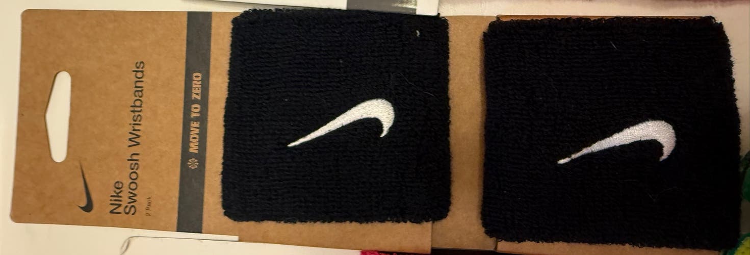 Nike Black Wristbands (New)