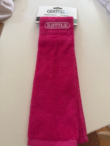 Battle Pink Football Towel (New)