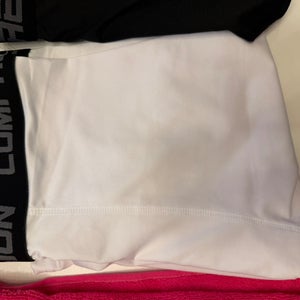 White 1 Legged Compression Pants (New)