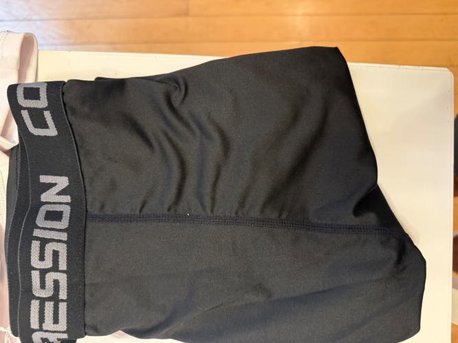 Black 1 Legged Compression Pants (New)