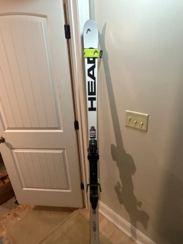 Unisex 2025 HEAD E gs 188 cm Racing Skis With Bindings Max Din 16 (Used)