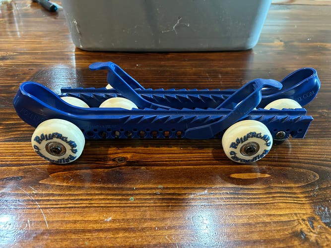New blue Rollergard ice skate guards, never used