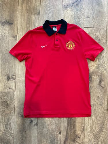 Mens Nike Manchester United Travel Polo Size Large