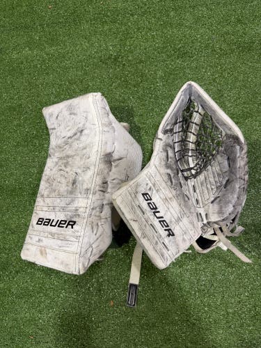 Intermediate Bauer GSX Regular Goalie Glove & Blocker