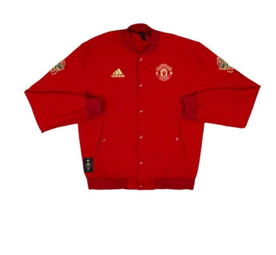Mens Adidas Manchester United Chinese New Year Varsity Bomber Anthem Jacket Size XL (BNWT)