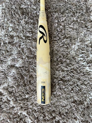 2025 Rawlings Icon Composite BBCOR Certified Bat (-3) 29 oz 32" (Used)