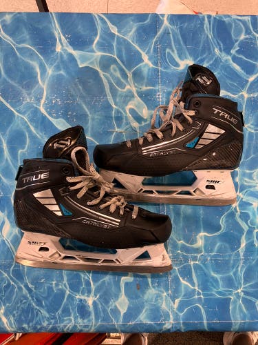 Senior True Catalyst 7x4 Hockey Goalie Skates Regular Width 10 (Used)