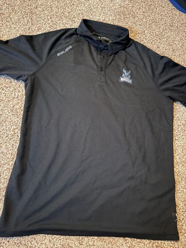 Bauer large polo Shirt (New)