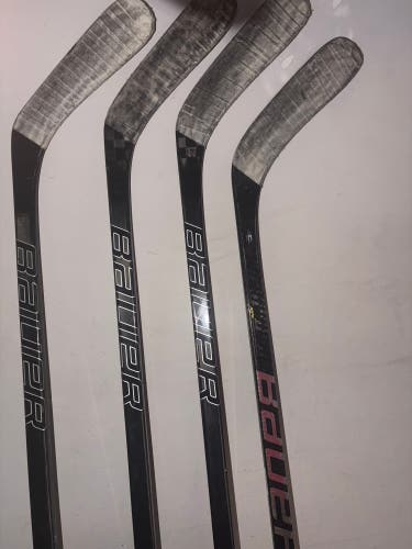 4 Senior Bauer Nexus Right Handed Hockey sticks