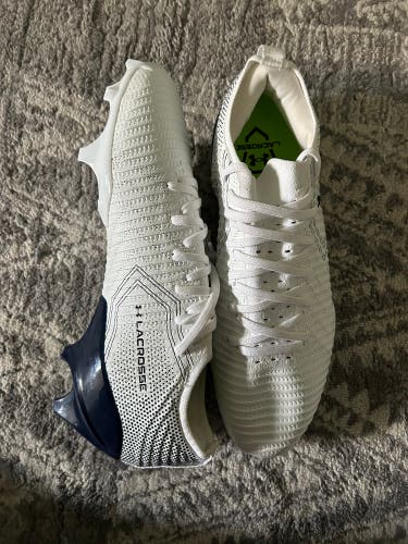 Unisex Size M 10.5 (W 11.5) Under Armour Blur Pro Lacrosse Cleat (New)