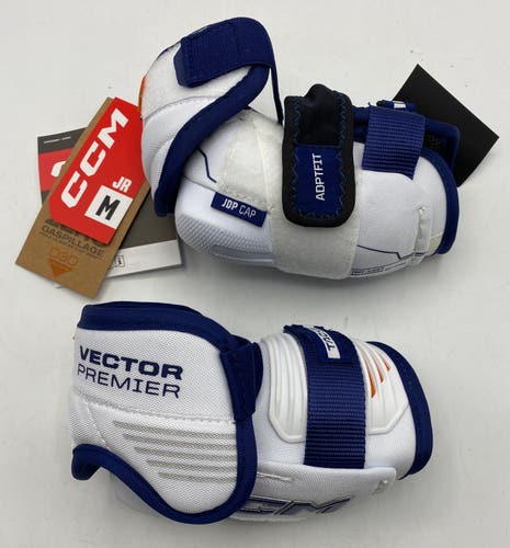 NEW CCM Tacks Vector Premier Elbow Pads, Jr. Medium