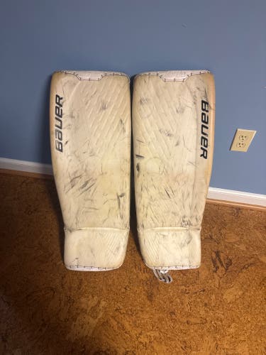 XS Bauer Supreme Ultrasonic Goalie Leg Pads (Used)