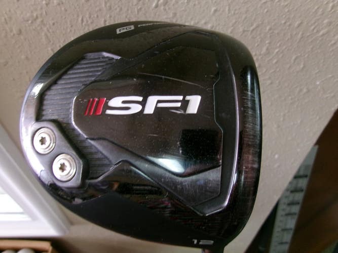 PERFORMANCE GOLF SF1 ANTI-SLICE DRIVER 12* W/PG SF1 65g STIFF FLEX GRAPHITE RH