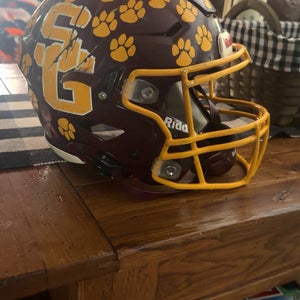 Red Adult Medium Riddell SpeedFlex Helmet (Used)