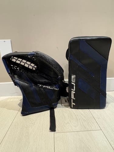 True HZRDUS 7x4 Senior Regular Glove and Blocker (Used)
