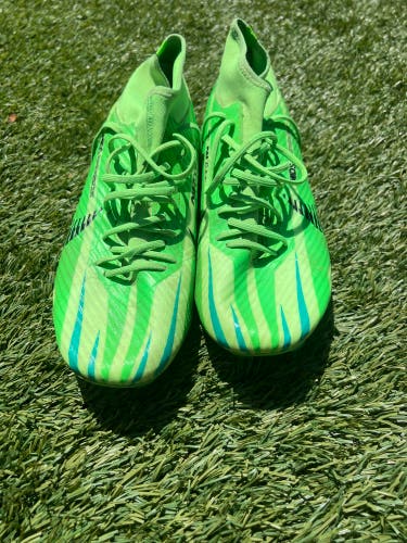 Green Men's Size M 10.0 (W 11.0) Nike Air Zoom T90 Supremacy Molded Cleats Cleats (Used)