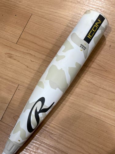 2025 Rawlings Icon Composite Bat USSSA Certified (-10) Composite 18 oz 28" (Used)