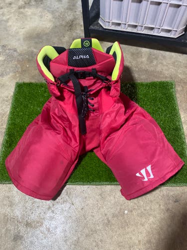 Senior Medium Warrior alpha Hockey Pants (used but like new)