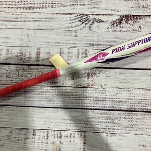 2022 Easton Pink Sapphire Alloy Bat (-10) Alloy 14 oz 24" (Used)
