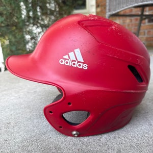 7 Adidas Triple Stripe Batting Helmet (Used)