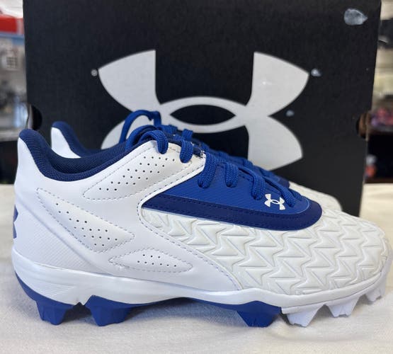White Kid's 2.5Y (Big Kids / Youth) Under Armour Leadoff low rm (New)