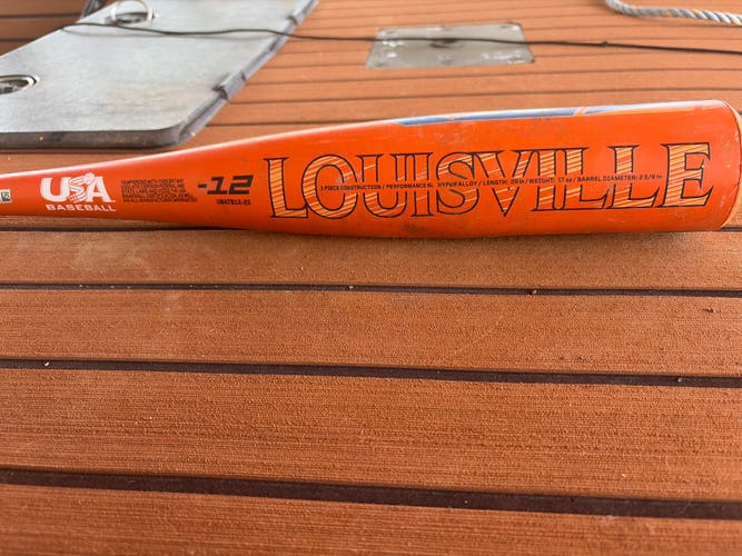 2023 Louisville Slugger Atlas Alloy USABat Certified Bat (-12) 17 oz 29" (Used)