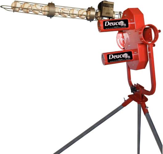 (New)Heater Deuce 75 MPH Dual Wheel Machine With Auto Ballfeeder
