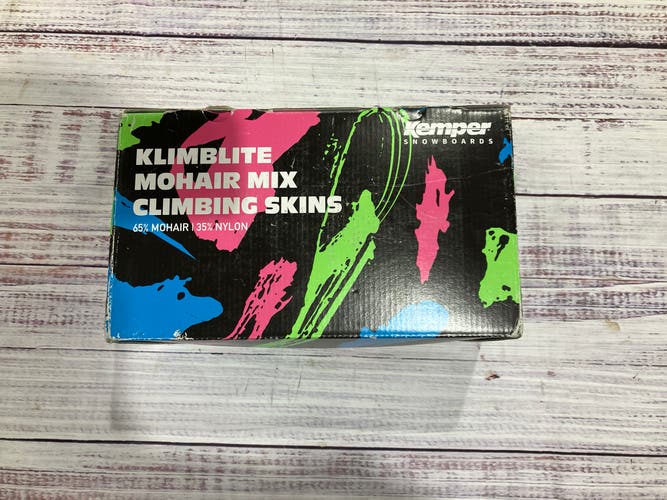 Kemper Klimblite Mohair Mix Snowboard Skins Size Large (New)