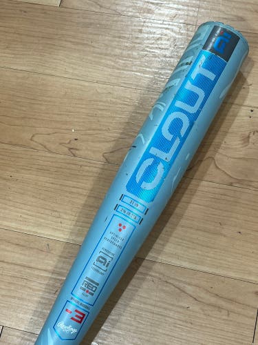Used BBCOR Certified 2025 Rawlings Clout AI Bat 31" (-3)