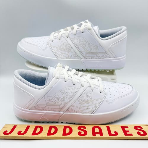 Nike Air Jordan NU Retro 1 Low G Golf White Pure Platinum FZ4153-100 Men’s Sz 10
New Without Box