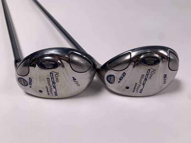 Cobra Baffler DWS 4 & 5 Hybrid Set 26* 29* VS Proto HL By You 50g Ladies RH