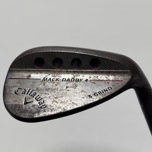 Callaway Mack Daddy 4 Raw Sand Wedge SW 56* 10S DG X100 Tour Issue XStiff RH