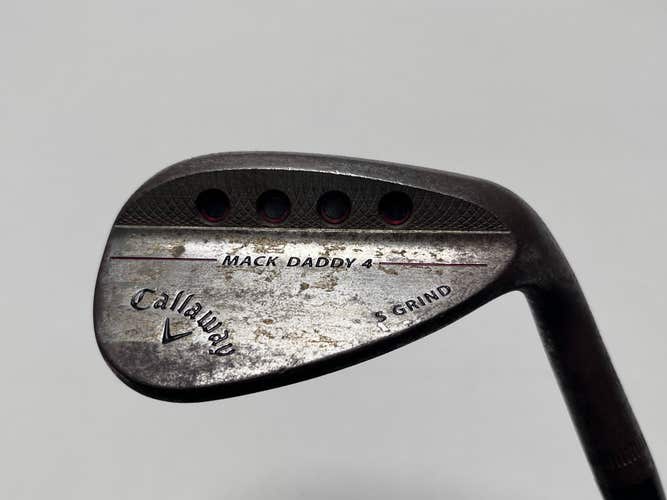 Callaway Mack Daddy 4 Raw Sand Wedge SW 56* 10S DG X100 Tour Issue XStiff RH