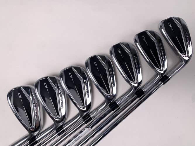 TaylorMade Qi Iron Set 5-PW+AW KBS Max MT 85g Regular Steel Mens RH